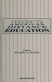 Tapa de Contemporary issues in American distance education