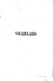 Tapa de Vocabulario de todas las voces que faltan á los diccionarios de la lengua castellana