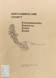 Tapa de Northumberland county environmentally sensitive areas study 1976