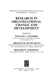 Tapa de Research in organizational change and development