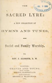 Tapa de The Sacred lyre