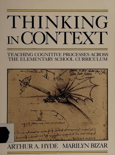 Tapa de Thinking in context