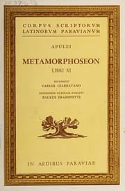 Tapa de Apulei Metamorphoseon libri XI