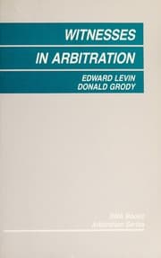 Tapa de Witnesses in arbitration