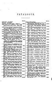 Tapa de A Catalog of Books Belonging to the Lower Hall of the Central Department, in the Classes of ..