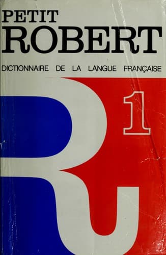 Tapa de Le petit Robert 1
