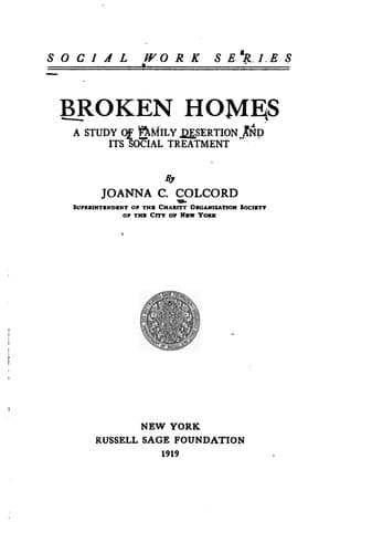 Tapa de Broken homes