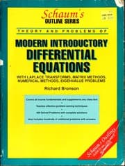 Tapa de Schaum's Outline of Theory and Problems of Modern Introductory Differential Equations (Schaum's Outline)