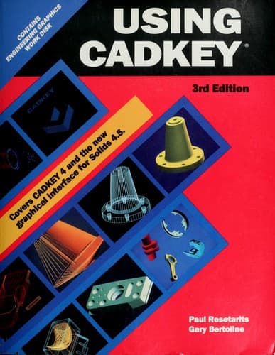 Tapa de Using CADKEY