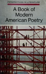Tapa de A book of modern poetry