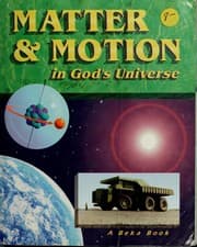Tapa de Matter & motion in God's universe