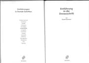 Tapa de Einführung in die Donauschrift