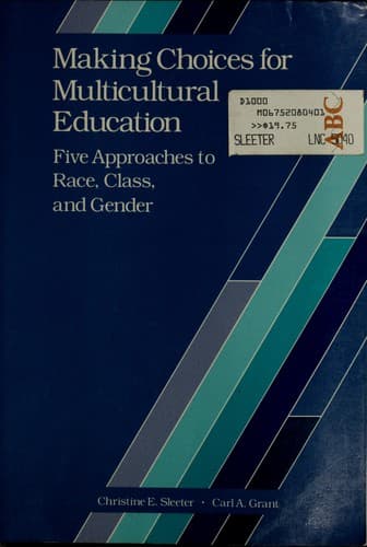 Tapa de Making choices for multicultural education