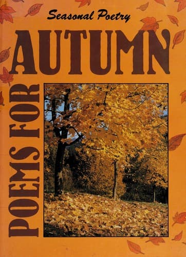 Tapa de Poems for autumn