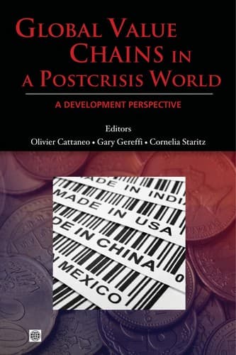 Tapa de Global value chains in a postcrisis world