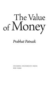 Tapa de The value of money