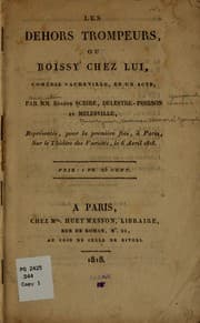 Tapa de Les dehors trompeurs