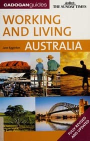 Tapa de Working and Living in Australia