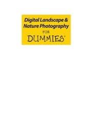 Tapa de Digital landscape & nature photography for dummies