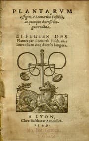 Tapa de Plantarum effigies