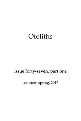 Tapa de Otoliths 47