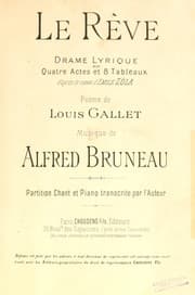 Tapa de Le rêve