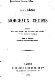 Tapa de Morceaux choisis: publiés avec une notice