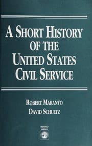 Tapa de A short history of the United States Civil Service