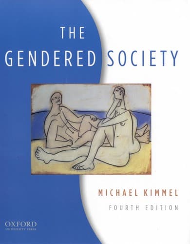 Tapa de The gendered society