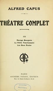 Tapa de Théâtre complet