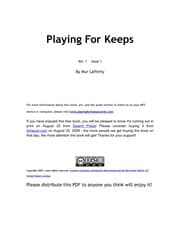 Tapa de Playing for keeps
