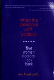 Tapa de When the personal was political