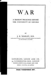 Tapa de War: A Sermon Preached Before the University of Oxford