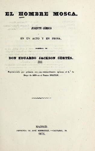 Tapa de El hombre mosca