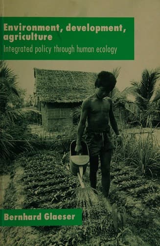 Tapa de Environment, development, agriculture