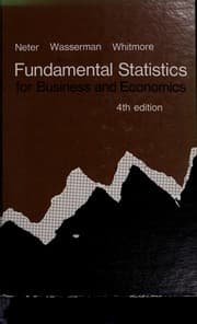 Tapa de Fundamental statistics for business and economics
