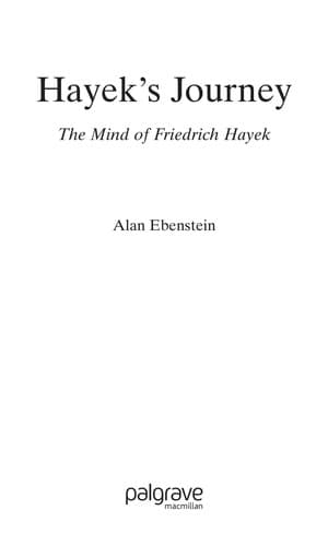 Tapa de Hayek's journey