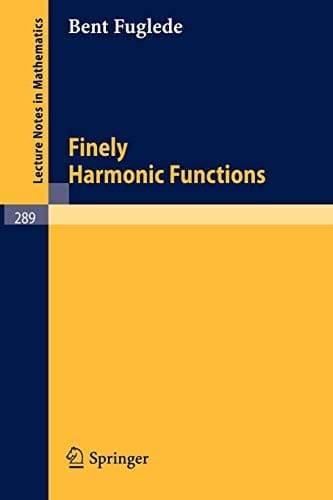Tapa de Finely Harmonic Functions
