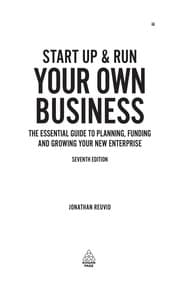 Tapa de Start up & run your own business L