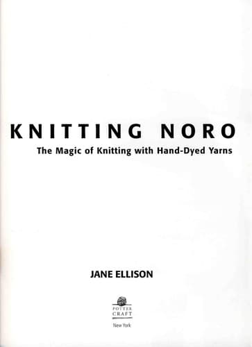 Tapa de Knitting Noro
