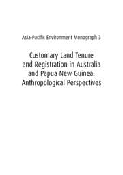 Tapa de Customary land tenure and registration in Australia and Papua New Guinea