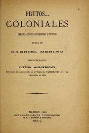 Tapa de Frutos-- coloniales