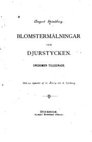 Tapa de Blomstermålningar och djurstycken: ungdomen tillegnade