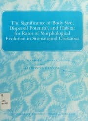 Tapa de The significance of body size, dispersal potential, and habitat for rates of morphological evolution in stomatopod Crustacea