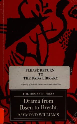 Tapa de Drama from Ibsen to Brecht