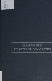Tapa de Creating new educational communities