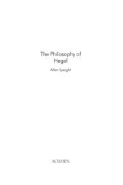 Tapa de The philosophy of Hegel
