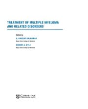 Tapa de Treatment of multiple myeloma and related disorders