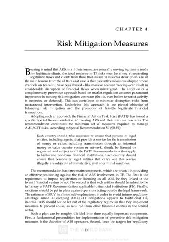 Tapa de Alternative remittance systems and terrorism financing