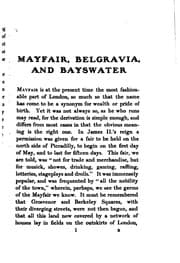 Tapa de Mayfair, Belgravia and Bayswater